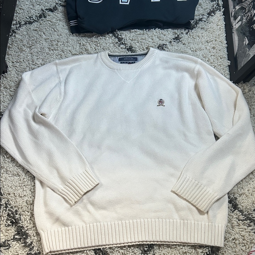 Classic White Sweater